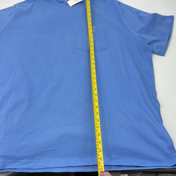 HB Men’s Big And Tall Basic Blue Tee Size 4XL NWT - Picture 7 of 9